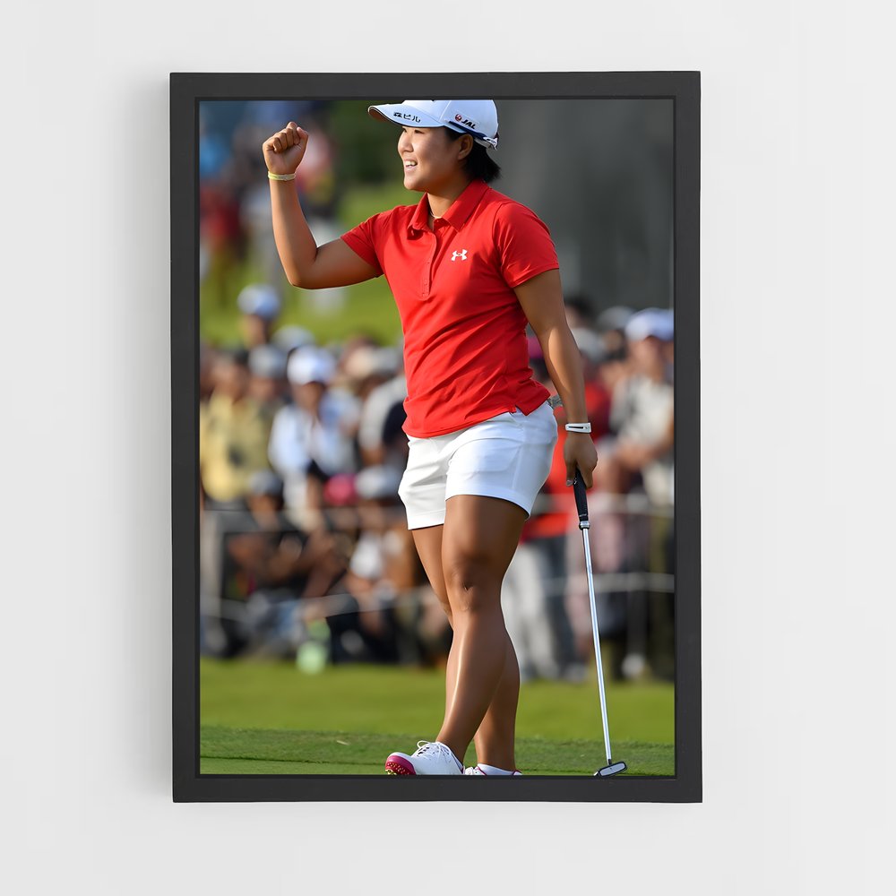 Poster Golf en Rouge (vue 2)